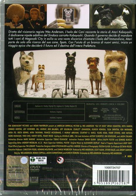 L' isola dei cani (DVD) di Wes Anderson - DVD - 3