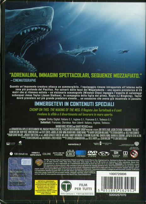 Shark. Il primo squalo (DVD) di Jon Turteltaub - DVD - 2