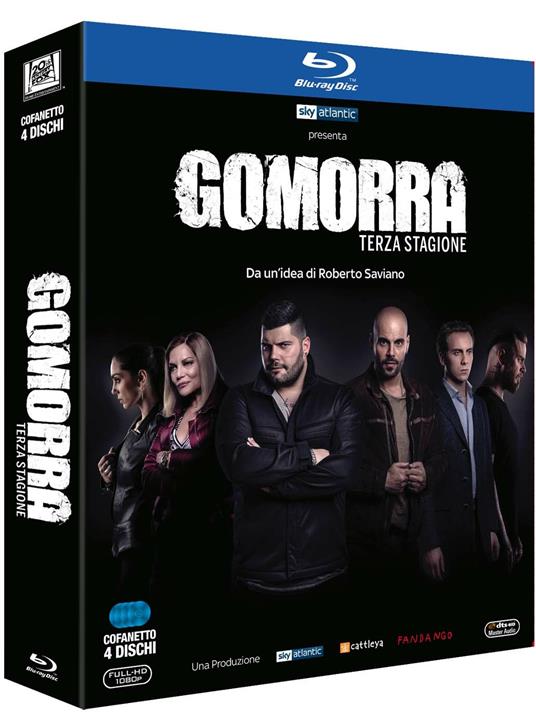 Gomorra. Stagione 03 (4 Blu-ray) di Stefano Sollima,Francesca Comencini,Claudio Cupellini - Blu-ray