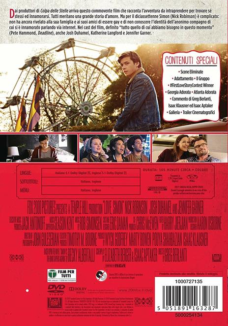 Tuo, Simon (DVD) di Greg Berlanti - DVD - 3