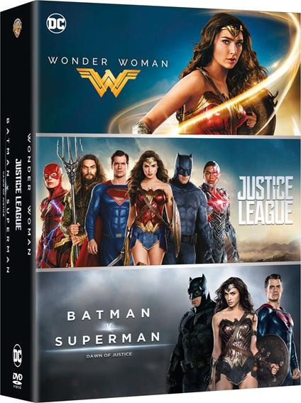 Cofanetto Boxset DC 3 Movies (3 DVD) di Patty Jenkins,Zack Snyder