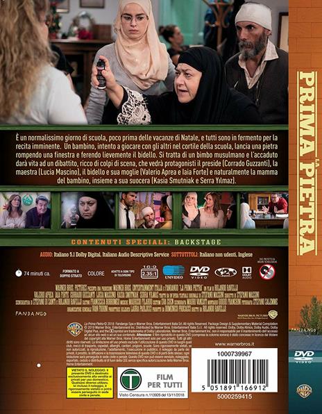 La prima pietra (DVD) di Rolando Ravello - DVD - 2