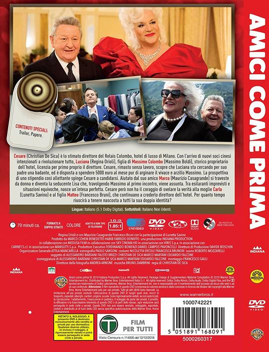 Amici come prima (DVD) di Christian De Sica - DVD - 2