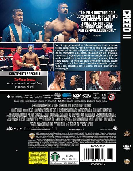 Creed 2 (DVD) di Steve Caple jr. - DVD - 2