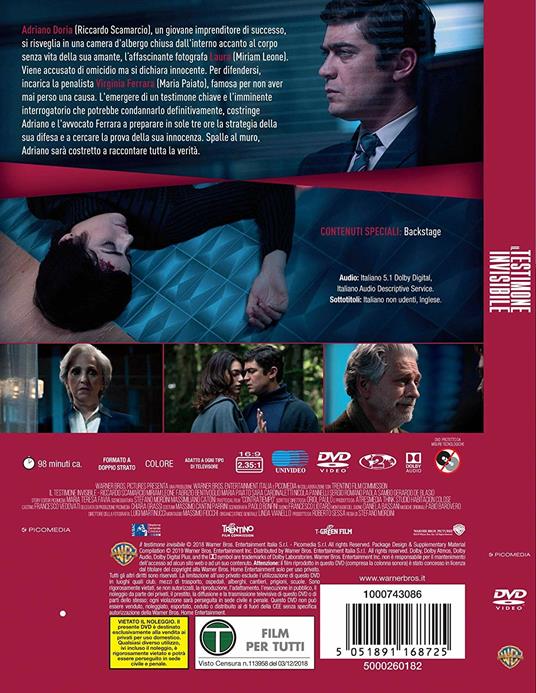 Il testimone invisibile (DVD) di Stefano Mordini - DVD - 2