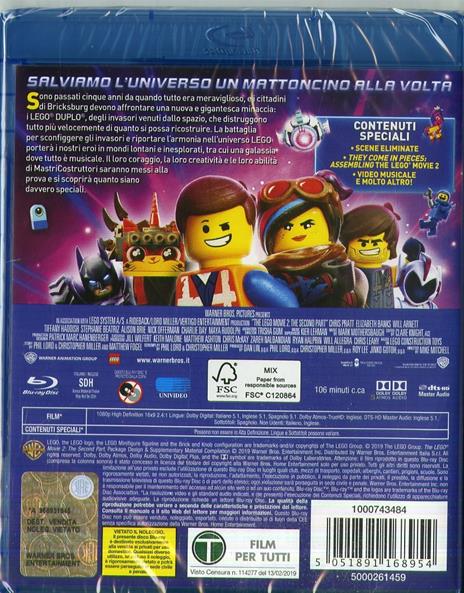 The Lego Movie 2. Una nuova avventura (Blu-ray) di Mike Mitchell - Blu-ray - 2