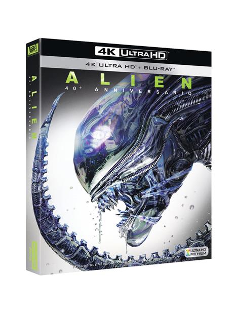 Alien (Blu-ray + Blu-ray Ultra HD 4K) di Ridley Scott - Blu-ray + Blu-ray Ultra HD 4K