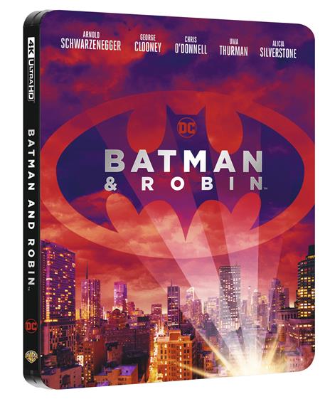 Batman & Robin. Con Steelbook (Blu-ray + Blu-ray Ultra HD 4K) di Joel Schumacher - Blu-ray + Blu-ray Ultra HD 4K