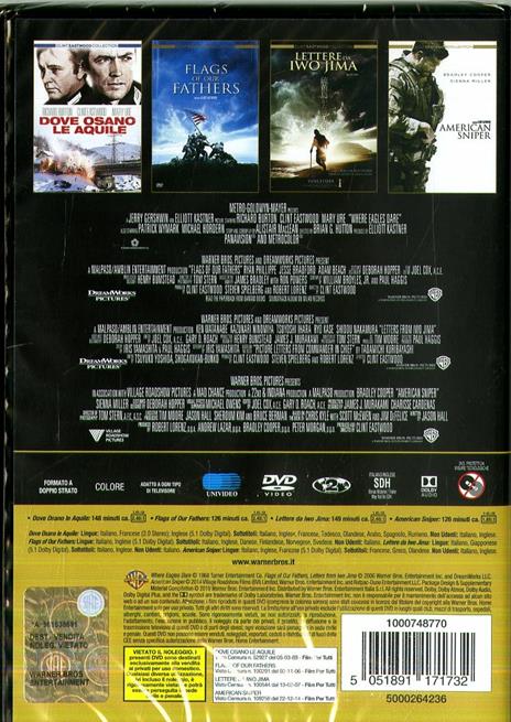 Clint Eastwood War Movies Collection (4 DVD) di Clint Eastwood,Brian G. Hutton - 2