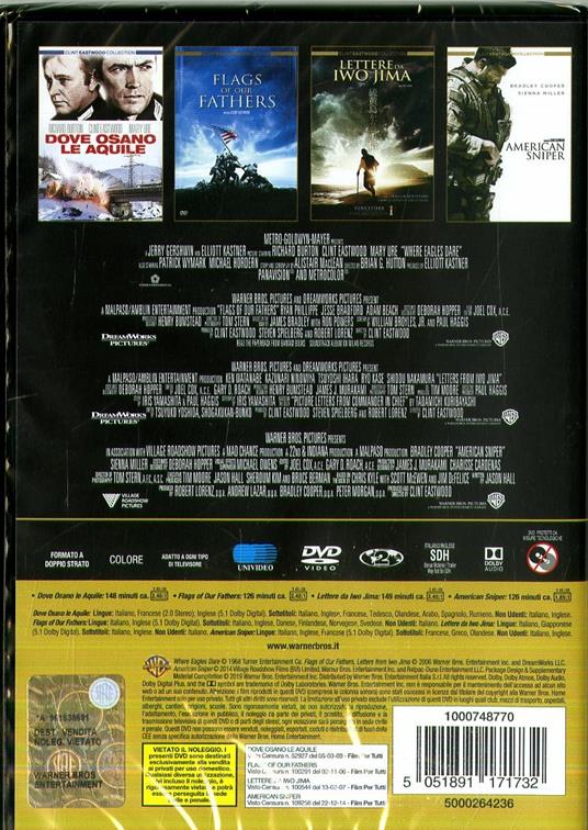 Clint Eastwood War Movies Collection (4 DVD) di Clint Eastwood,Brian G. Hutton - 2