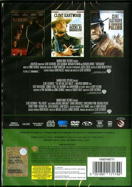 Clint Eastwood Western Movies Collection (3 DVD) di Clint Eastwood - 2