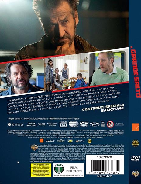 Il grande salto (DVD) di Giorgio Tirabassi - DVD - 2