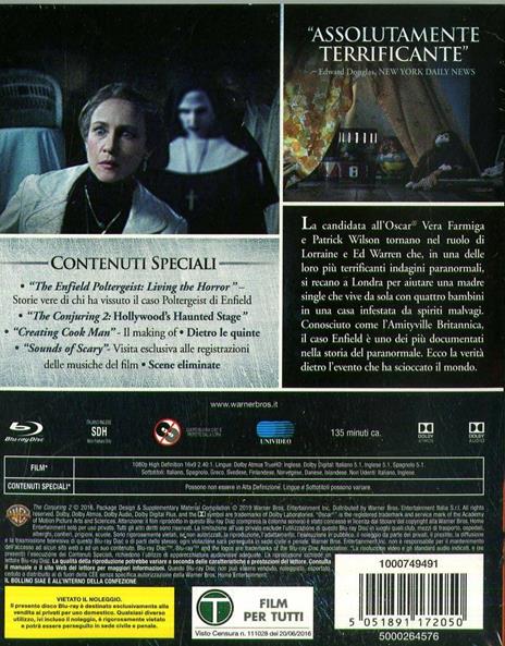 The Conjuring 2. Il caso Enfield. Horror Maniacs (Blu-ray) di James Wan - Blu-ray - 2