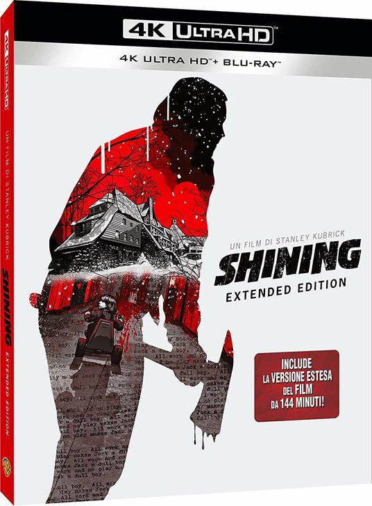 Shining Extended Edition (Blu-ray + Blu-ray Ultra HD 4K) di Stanley Kubrick - Blu-ray + Blu-ray Ultra HD 4K