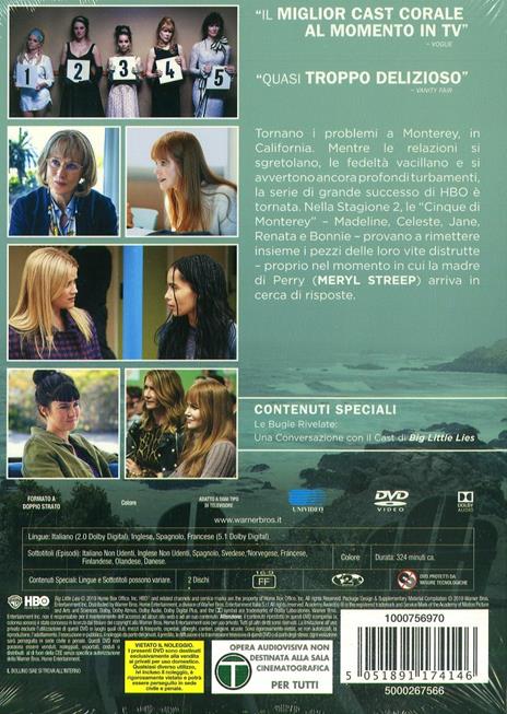 Big Little Lies. Stagione 2. Serie TV ita (DVD) di Andrea Arnold - DVD - 2
