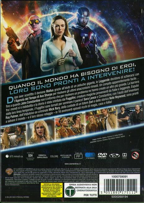 DC's Legends of Tomorrow. Stagione 4. Serie TV ita (DVD) di David Geddes,Dermott Downs,Gregory Smith - DVD - 2