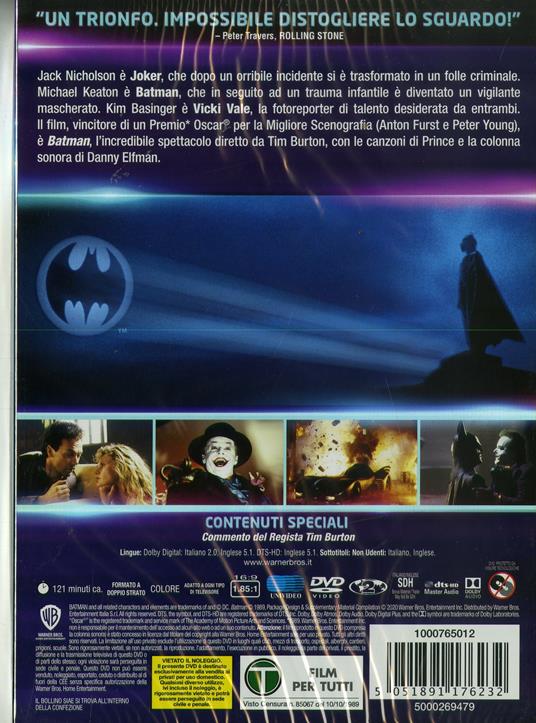 Batman. Collezione DC Comics (DVD) di Tim Burton - DVD - 2