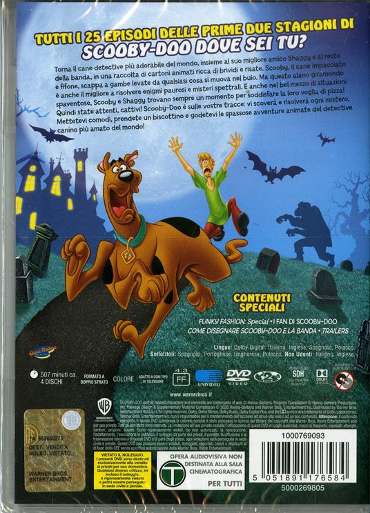 Scooby-Doo dove sei tu? Stagioni 1-2 (4 DVD) di Joseph Barbera,William Hanna - DVD - 2