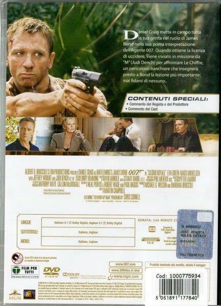 007 Casino Royale 2006 (DVD) di Martin Campbell - DVD - 2