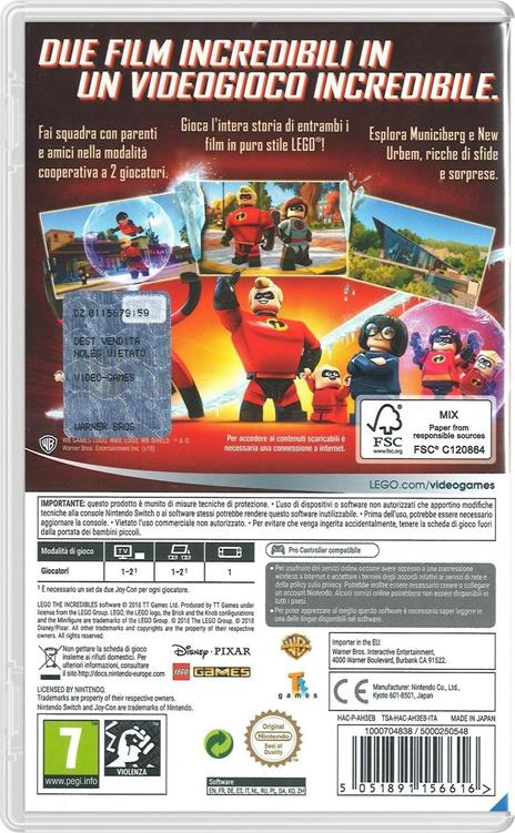LEGO Gli Incredibili - Nintendo Switch (Custodia con Codice Digitale, No disc) - 2