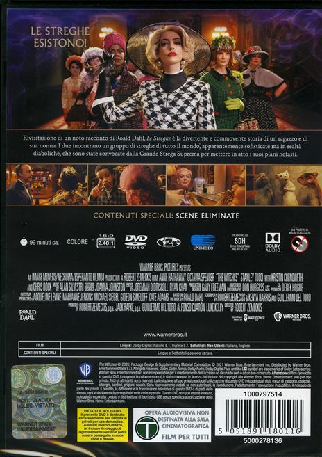 Le streghe. The Witches (DVD) di Robert Zemeckis - DVD - 2