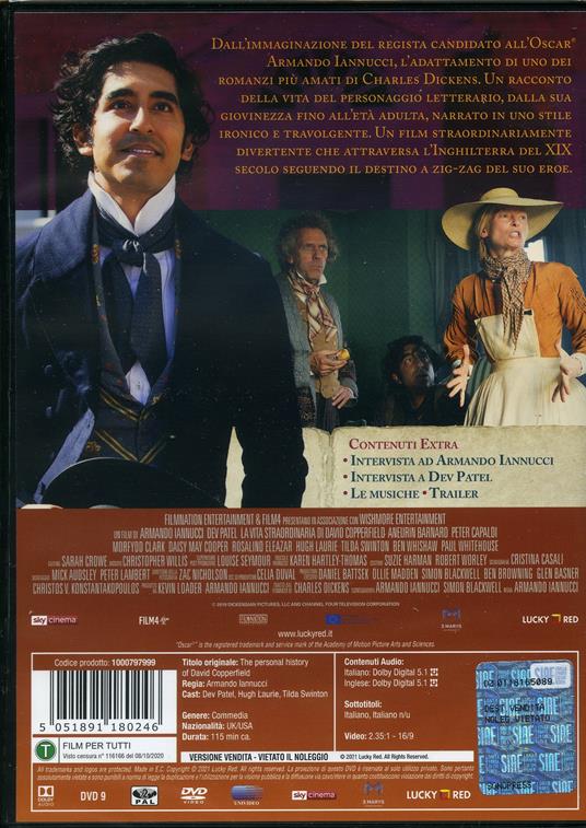La vita straordinaria di David Copperfield (DVD) di Armando Iannucci - DVD - 2