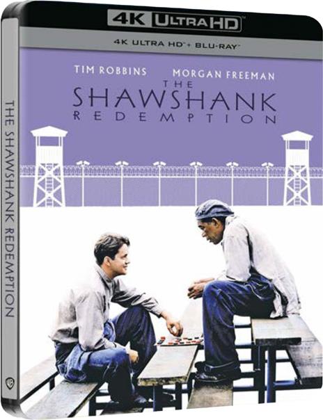 Le ali della libertà. Steelbook (Blu-ray + Blu-ray Ultra HD 4K) di Frank Darabont - Blu-ray + Blu-ray Ultra HD 4K