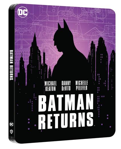 Batman il ritorno. Con Steelbook (Blu-ray + Blu-ray Ultra HD 4K) di Tim Burton - Blu-ray + Blu-ray Ultra HD 4K