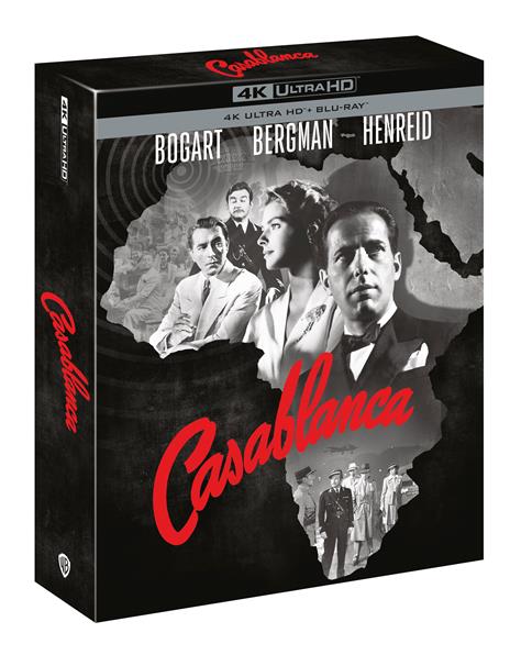 Casablanca. Steelbook Ultimate Collector’s Edition (Blu-ray + Blu-ray Ultra HD 4K) di Michael Curtiz - Blu-ray + Blu-ray Ultra HD 4K