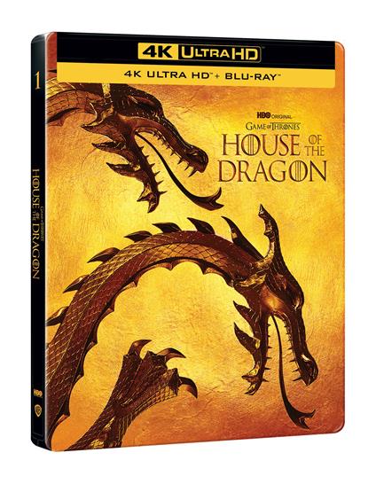 House of Dragon. Stagione 1. Steelbook (Serie TV ita (4 Blu-ray Ultra HD 4K) di Ryan Condal,George R. R. Martin - Blu-ray + Blu-ray Ultra HD 4K