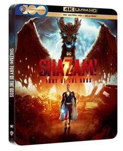 Film Shazam! 2. Furia degli Dei. Steelbook (Blu-ray + Blu-ray Ultra HD 4K) David F. Sandberg
