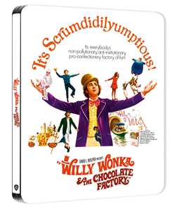 Film Willy Wonka e la fabbrica di cioccolato. Steelbook (Blu-ray + Blu-ray Ultra HD 4K) Mel Stuart