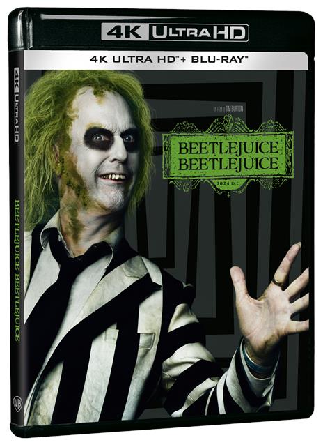 Beetlejuice Beetlejuice (Blu-ray + Blu-ray Ultra HD 4K) di Tim Burton - Blu-ray + Blu-ray Ultra HD 4K