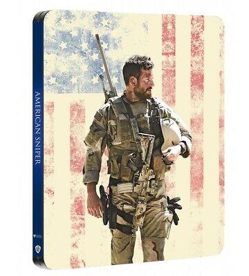 American Sniper. Steelbook (Blu-ray + Blu-ray Ultra HD 4K) di Clint Eastwood - Blu-ray + Blu-ray Ultra HD 4K