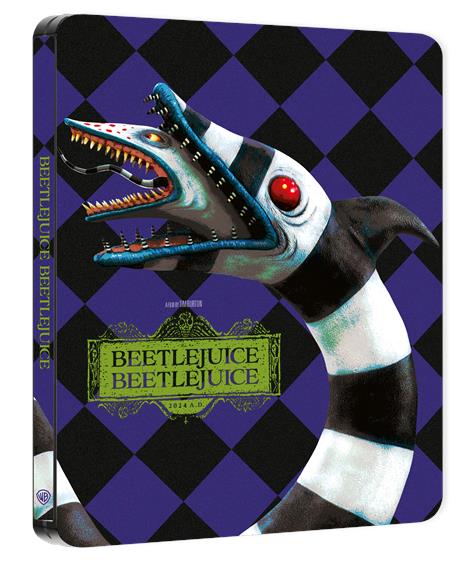 Beetlejuice Beetlejuice Steelbook 1 (Blu-ray + Blu-ray Ultra HD 4K) di Tim Burton - Blu-ray + Blu-ray Ultra HD 4K - 3