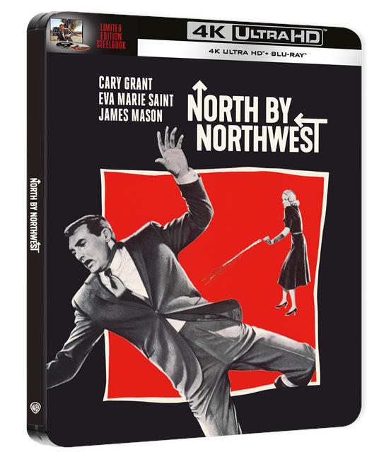 Intrigo internazionale. Steelbook (Blu-ray + Blu-ray Ultra HD 4K) di Alfred Hitchcock - Blu-ray + Blu-ray Ultra HD 4K