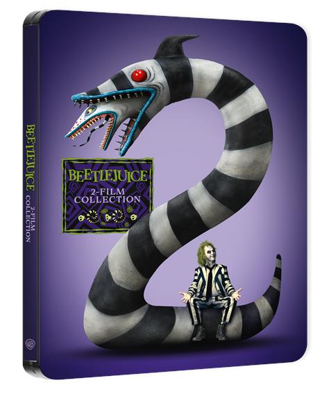 Beetlejuice 2-Film Steelbook (Blu-ray + Blu-ray Ultra HD 4K) di Tim Burton