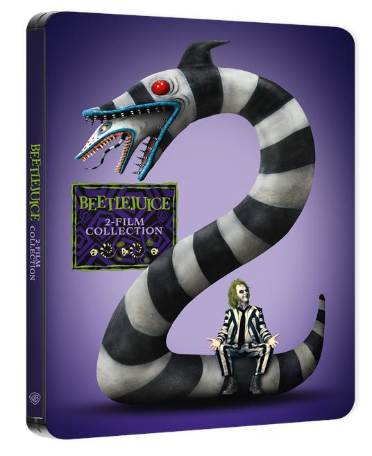 Beetlejuice 2-Film Steelbook (Blu-ray + Blu-ray Ultra HD 4K) di Tim Burton