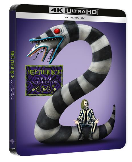 Beetlejuice 2-Film Steelbook (Blu-ray + Blu-ray Ultra HD 4K) di Tim Burton - 2