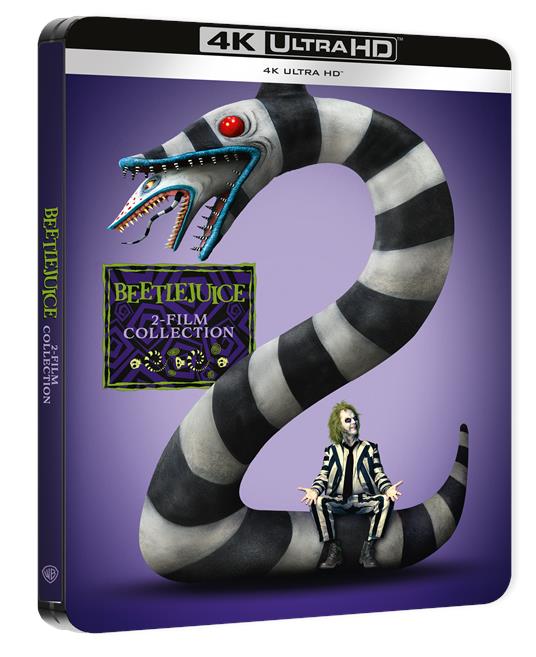 Beetlejuice 2-Film Steelbook (Blu-ray + Blu-ray Ultra HD 4K) di Tim Burton - 2