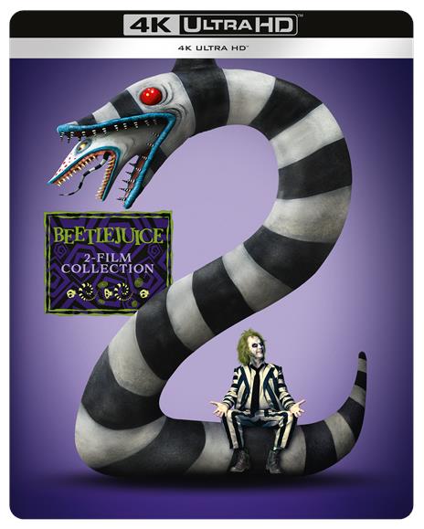 Beetlejuice 2-Film Steelbook (Blu-ray + Blu-ray Ultra HD 4K) di Tim Burton - 5