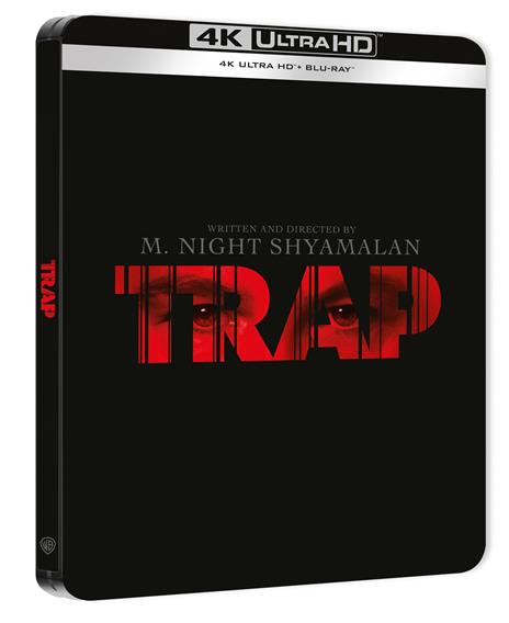 Trap. Steelbook (Blu-ray + Blu-ray Ultra HD 4K) di M. Night Shyamalan - Blu-ray + Blu-ray Ultra HD 4K