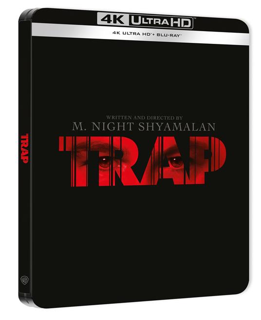 Trap. Steelbook (Blu-ray + Blu-ray Ultra HD 4K) di M. Night Shyamalan - Blu-ray + Blu-ray Ultra HD 4K