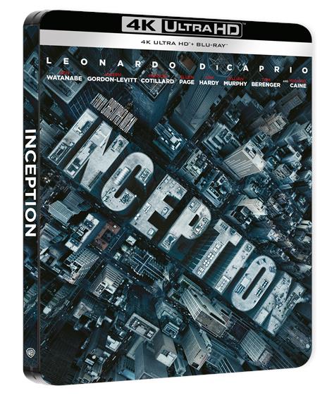Inception. Steelbook (Blu-ray + Blu-ray Ultra HD 4K) di Christopher Nolan - Blu-ray + Blu-ray Ultra HD 4K