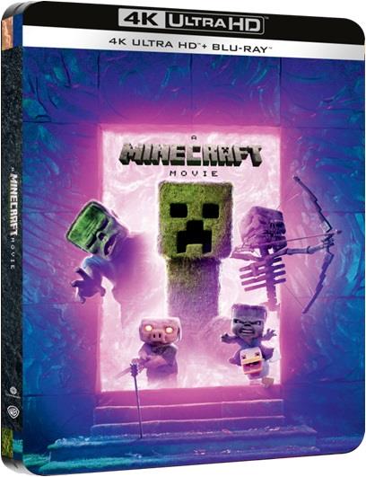 Minecraft. Steelbook 4 Portal (Blu-ray + Blu-ray Ultra HD 4K) di Jared Hess - Blu-ray + Blu-ray Ultra HD 4K