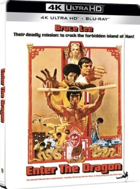 I tre dell'Operazione Drago. Enter the Dragon. Steelbook (Blu-ray + Blu-ray Ultra HD 4K) di Robert Clouse - Blu-ray + Blu-ray Ultra HD 4K