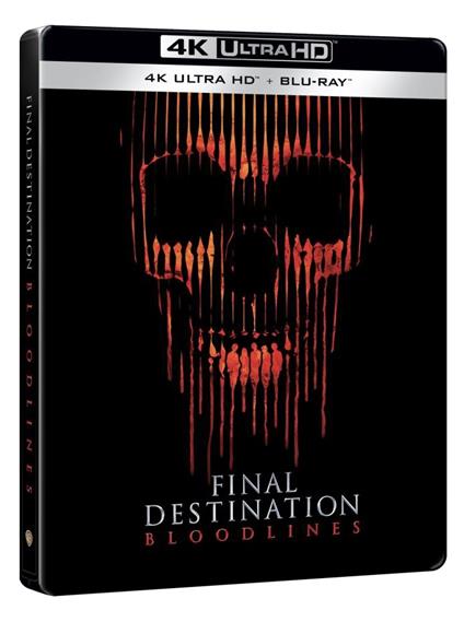 Final Destination Bloodlines. Steelbook 2 Bus Shelter Skull (Blu-ray + Blu-ray Ultra HD 4K) di Zach Lipovsky,Adam Stein - Blu-ray + Blu-ray Ultra HD 4K