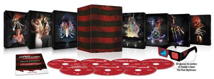 Nightmare Steelbook Collection (7 4K Ultra HD + 4 Blu-ray) di Wes Craven,Jack Sholder,Chuck Russell,Renny Harlin,Stephen Hopkins,Rachel Talalay