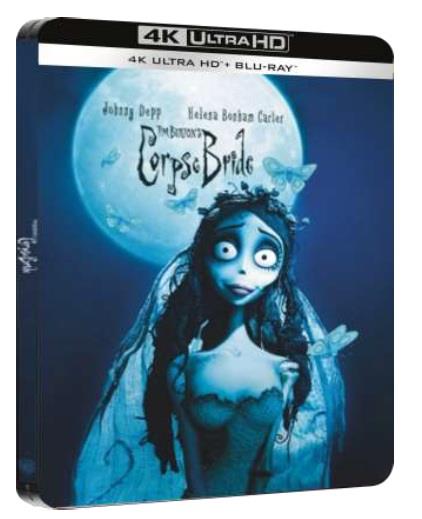 La sposa cadavere Steelbook (4K Ultra HD + Blu-ray) di Tim Burton,Mike Johnson - Blu-ray + Blu-ray Ultra HD 4K