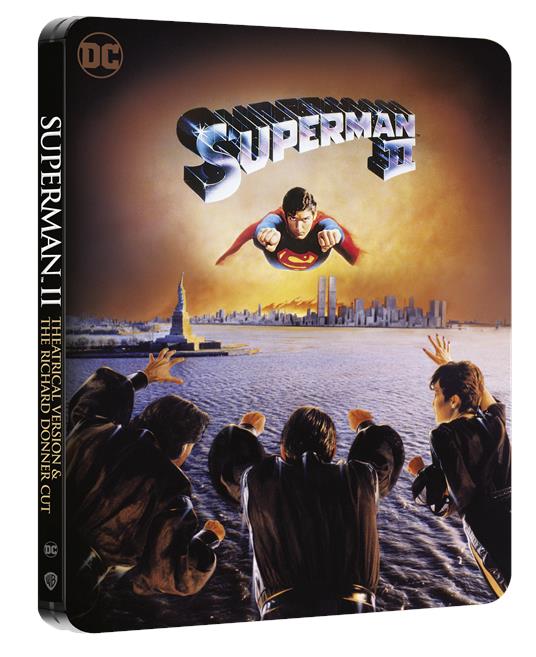 Superman II Steelbook (2 4K Ultra HD + 2 Blu-ray) di Richard Donner,Richard Lester - Blu-ray + Blu-ray Ultra HD 4K